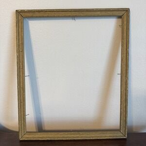Antique Wooden Picture Frame Ornate  Design FRAME ONLY 11"x13"
